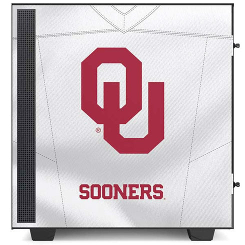 University of Oklahoma White Jersey NZXT H510 Compact ATX Mid-Tower Case Skin