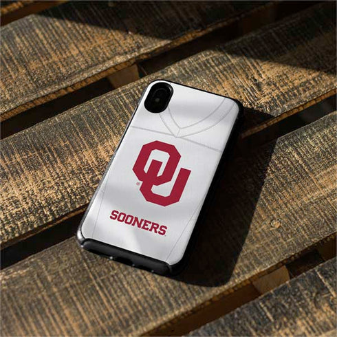 University of Oklahoma White Jersey Otterbox Symmetry iPhone Skin