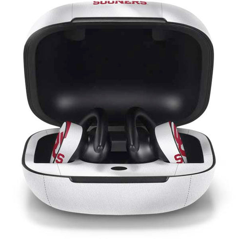 University of Oklahoma White Jersey PowerBeats Pro Skin