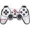 University of Oklahoma White Jersey PS3 Dual Shock wireless controller Skin