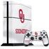 University of Oklahoma White Jersey PS4 Console and Controller Bundle Skin