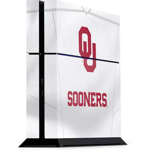 University of Oklahoma White Jersey PS4 Console Skin