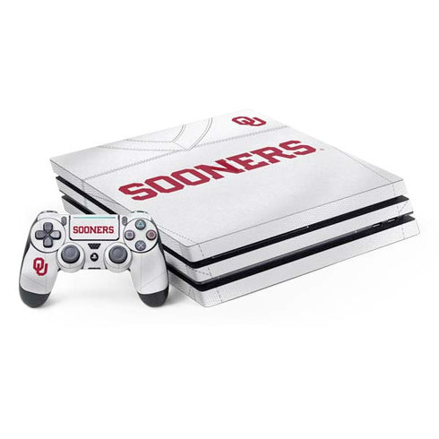 University of Oklahoma White Jersey PS4 Pro Bundle Skin