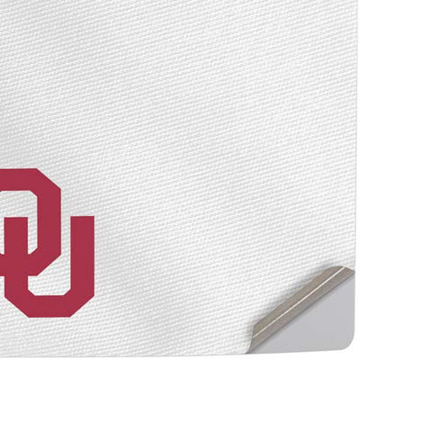 University of Oklahoma White Jersey PS5 Console Skin