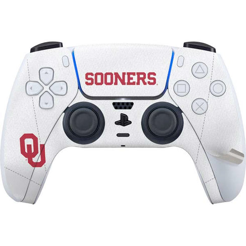 University of Oklahoma White Jersey PS5 Pro Disk Bundle Skin