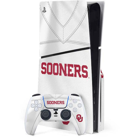 University of Oklahoma White Jersey PlayStation PS5 Skins