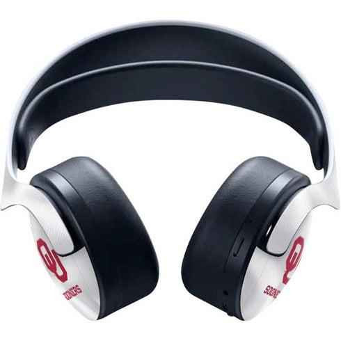 University of Oklahoma White Jersey PULSE 3D Wireless Headset for PS5 Skin