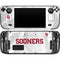 University of Oklahoma White Jersey Steam Deck Handheld Gaming Computer OLED Skin