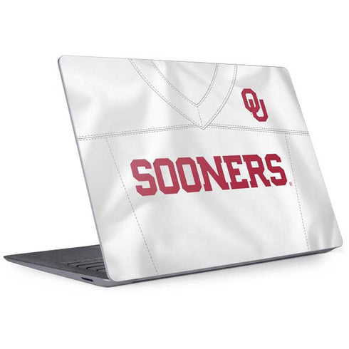 University of Oklahoma White Jersey Surface Laptop 3 13.5in Skin