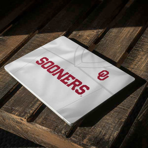 University of Oklahoma White Jersey Surface Laptop 3 13.5in Skin