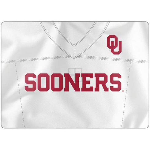 University of Oklahoma White Jersey Surface Laptop 7 13.8in Skin