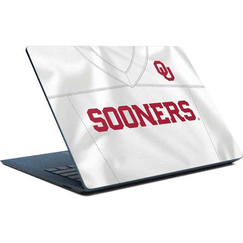 University of Oklahoma White Jersey Surface Laptop Skin