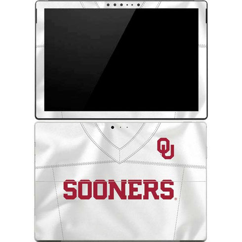 University of Oklahoma White Jersey Surface Pro 4 Skin