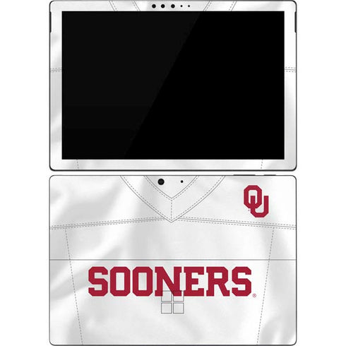 University of Oklahoma White Jersey Surface Pro 7 Skin
