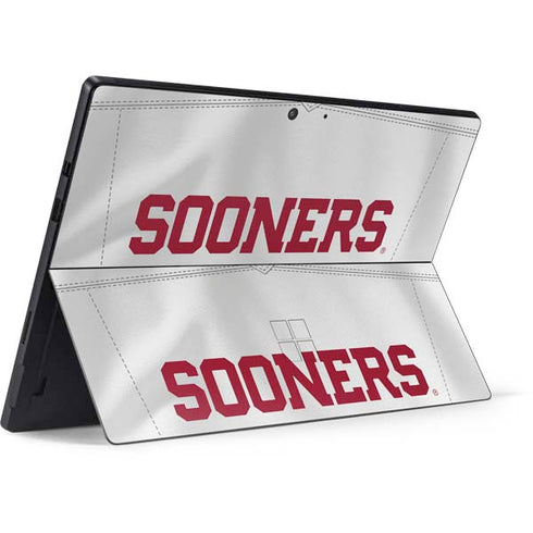 University of Oklahoma White Jersey Surface Pro 7 Skin