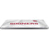 University of Oklahoma White Jersey Universal Laptop 11in (8.8 x 6.2in) Skin