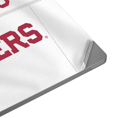 University of Oklahoma White Jersey Laptop Skins