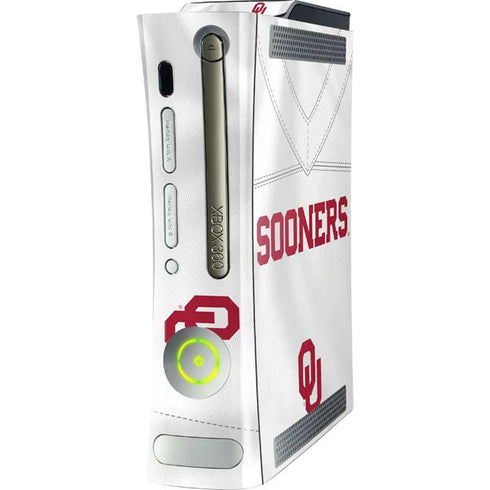 University of Oklahoma White Jersey Xbox 360 (Includes HDD) Skin