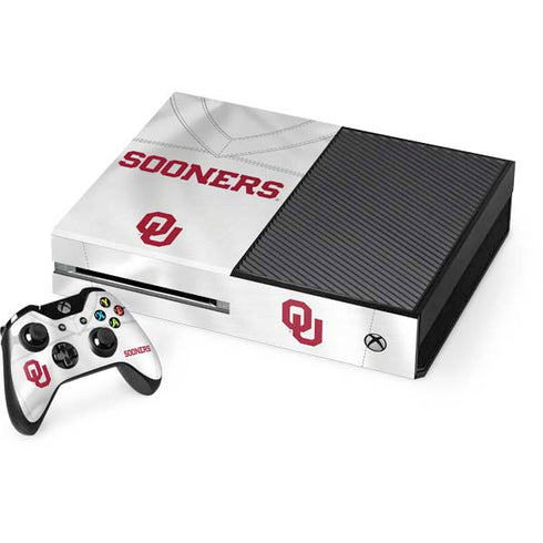 University of Oklahoma White Jersey Xbox One Skins