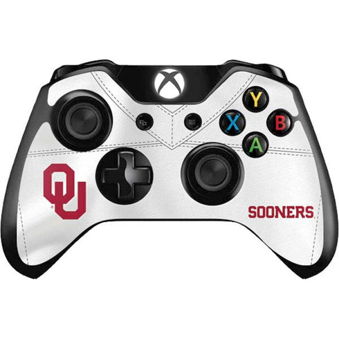 University of Oklahoma White Jersey Xbox One Controller Skin