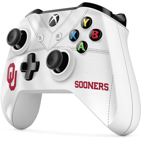 University of Oklahoma White Jersey Xbox One S All-Digital Edition Bundle Skin
