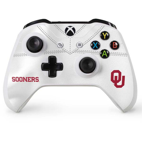 University of Oklahoma White Jersey Xbox One S Controller Skin
