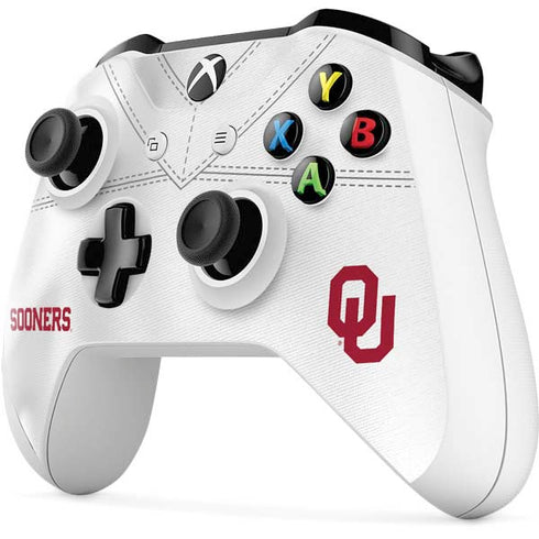 University of Oklahoma White Jersey Xbox One S Controller Skin