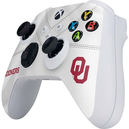 University of Oklahoma White Jersey Xbox Series S Controller Skin