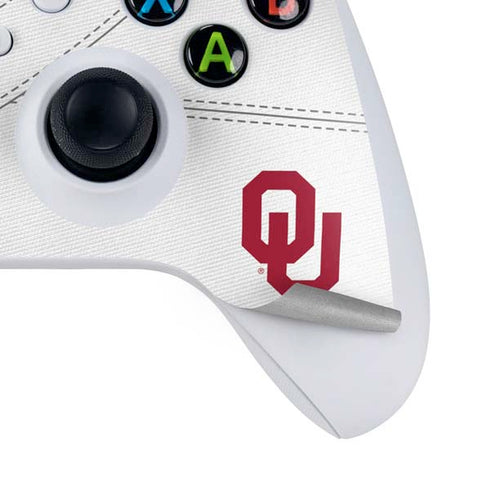 University of Oklahoma White Jersey Xbox Series S Controller Skin