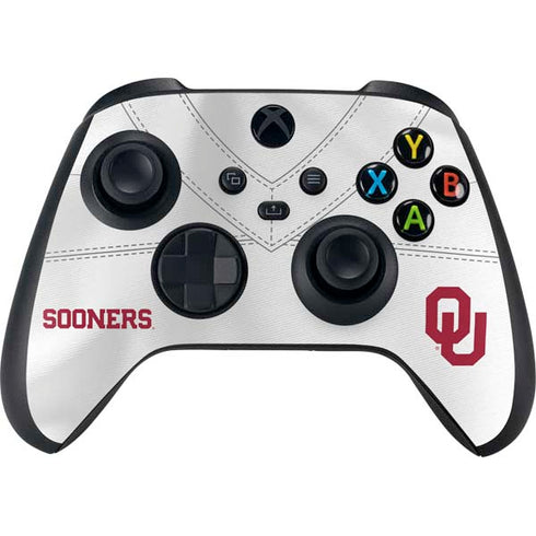 University of Oklahoma White Jersey Xbox Series X Controller Skin