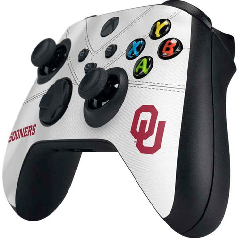 University of Oklahoma White Jersey Xbox Series X Controller Skin