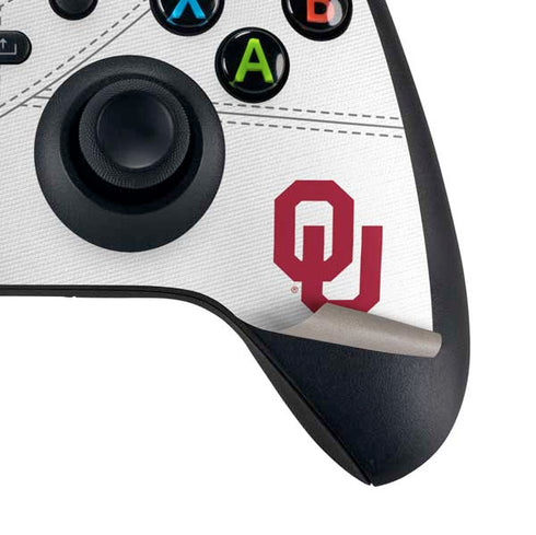 University of Oklahoma White Jersey Xbox Series X Controller Skin