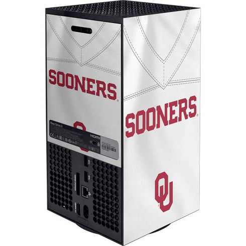 University of Oklahoma White Jersey XBox Series X Digital Edition Bundle Skin