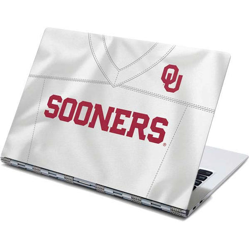 University of Oklahoma White Jersey Yoga 910 2-in-1 14in Touch-Screen Skin