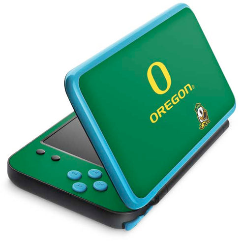 University of Oregon Yellow O with Text Nintendo Skins