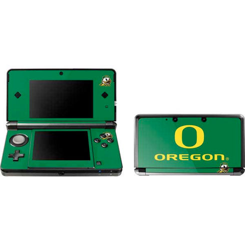 University of Oregon Yellow O with Text Nintendo Skins