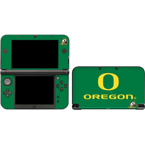 University of Oregon Yellow O with Text Nintendo Skins
