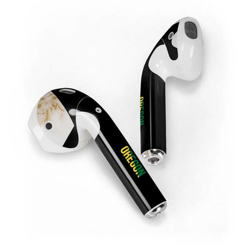 University of Oregon Split on Black Apple AirPods Skin