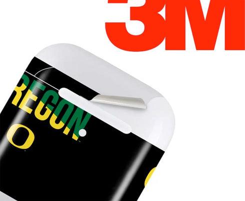 University of Oregon Split on Black Apple AirPods Skin