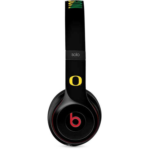 University of Oregon Split on Black Beats Solo 3 Wireless Skin