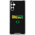 University of Oregon Split on Black Gabb Phone 4 Clear Case