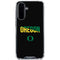 University of Oregon Split on Black Galaxy A36 5G Clear Case