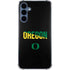University of Oregon Split on Black Galaxy A55 5G Clear Case