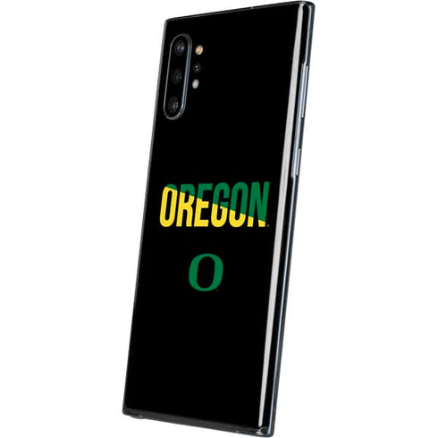 University of Oregon Split on Black Galaxy Note 10 Plus Skin