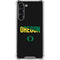 University of Oregon Split on Black Galaxy S24 FE Clear Case