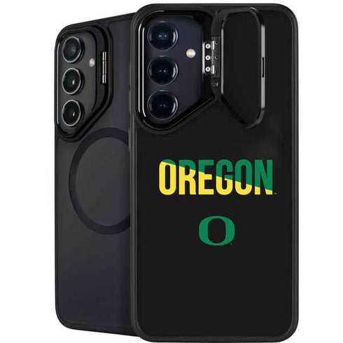 University of Oregon Split on Black Galaxy S24 Kickstand Case
