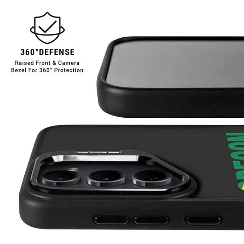 University of Oregon Split on Black Galaxy S25 Plus Kickstand Case