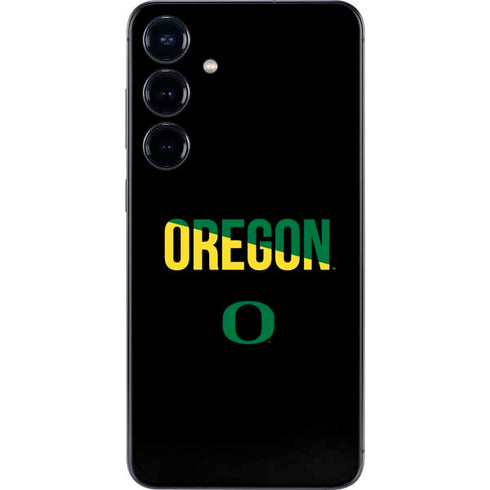 University of Oregon Split on Black Galaxy S24 Skin