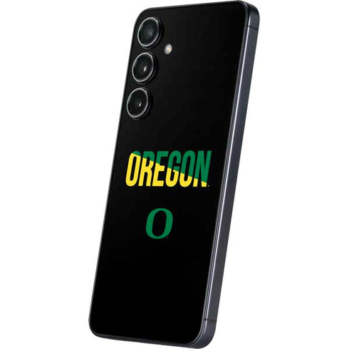 University of Oregon Split on Black Galaxy S25 Skin