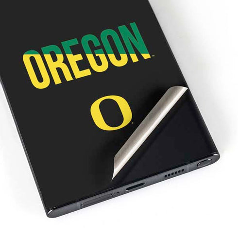 University of Oregon Split on Black Galaxy S24 Ultra Skin
